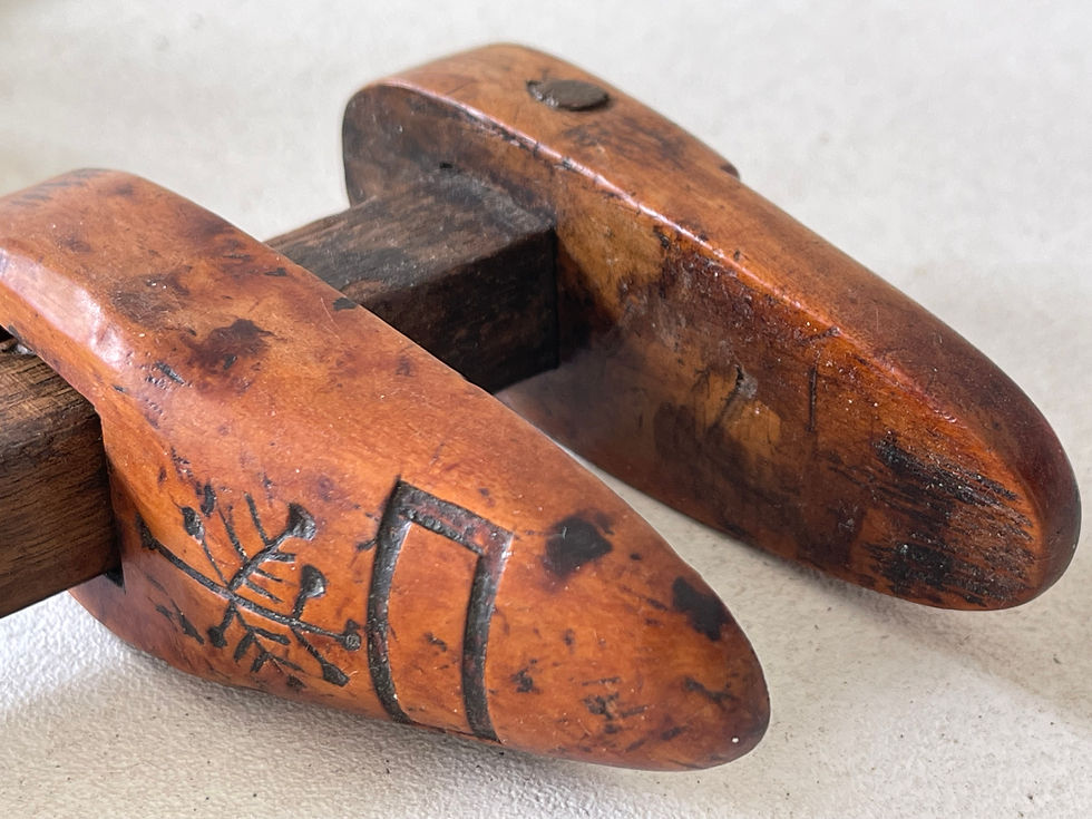 antique treen shoe measure for sale opus antiques