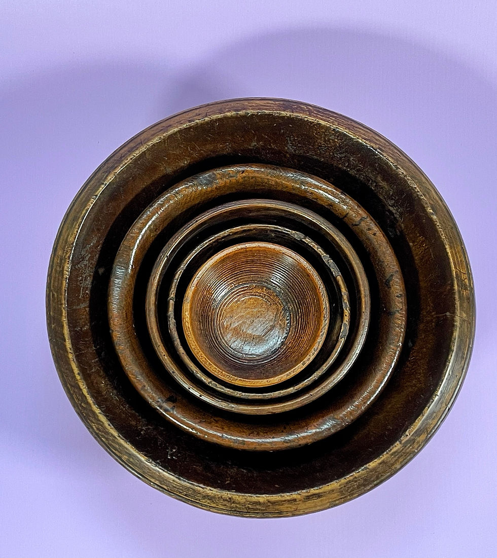 Antique Treen Bowls