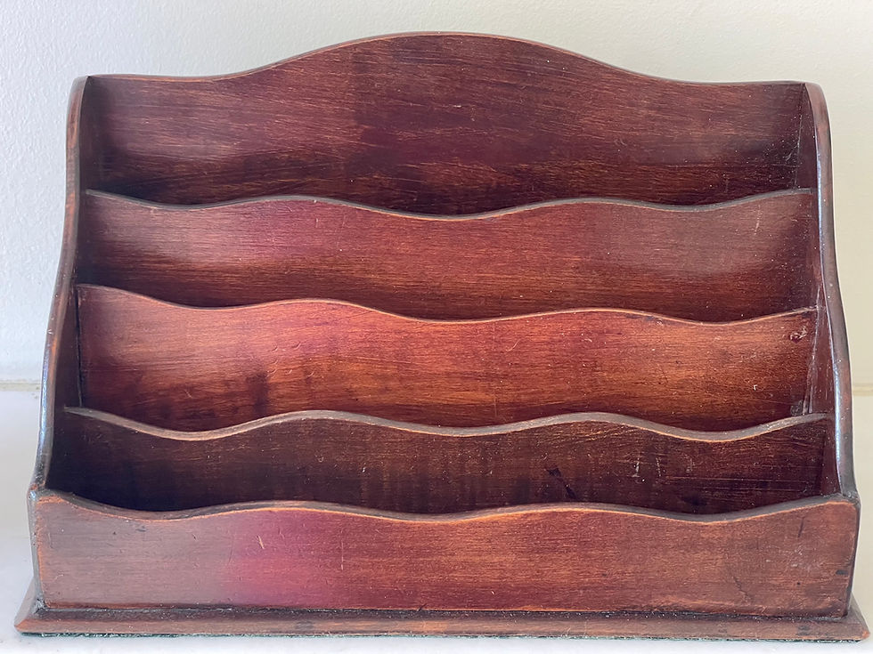 Thumbnail: antique treen letter rack for sale opus antiques