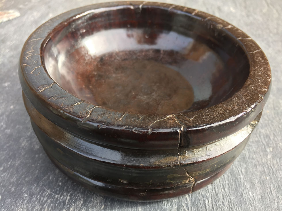 Thumbnail: A Fabulous 18th century Antique Treen Salt or Smal