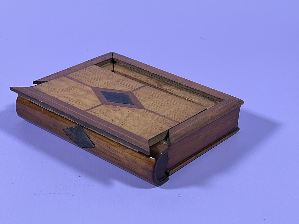 Thumbnail: antique treen book box for sale opus antiques