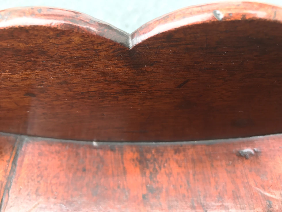 Thumbnail: Antique Mahogany Cheese Coaster