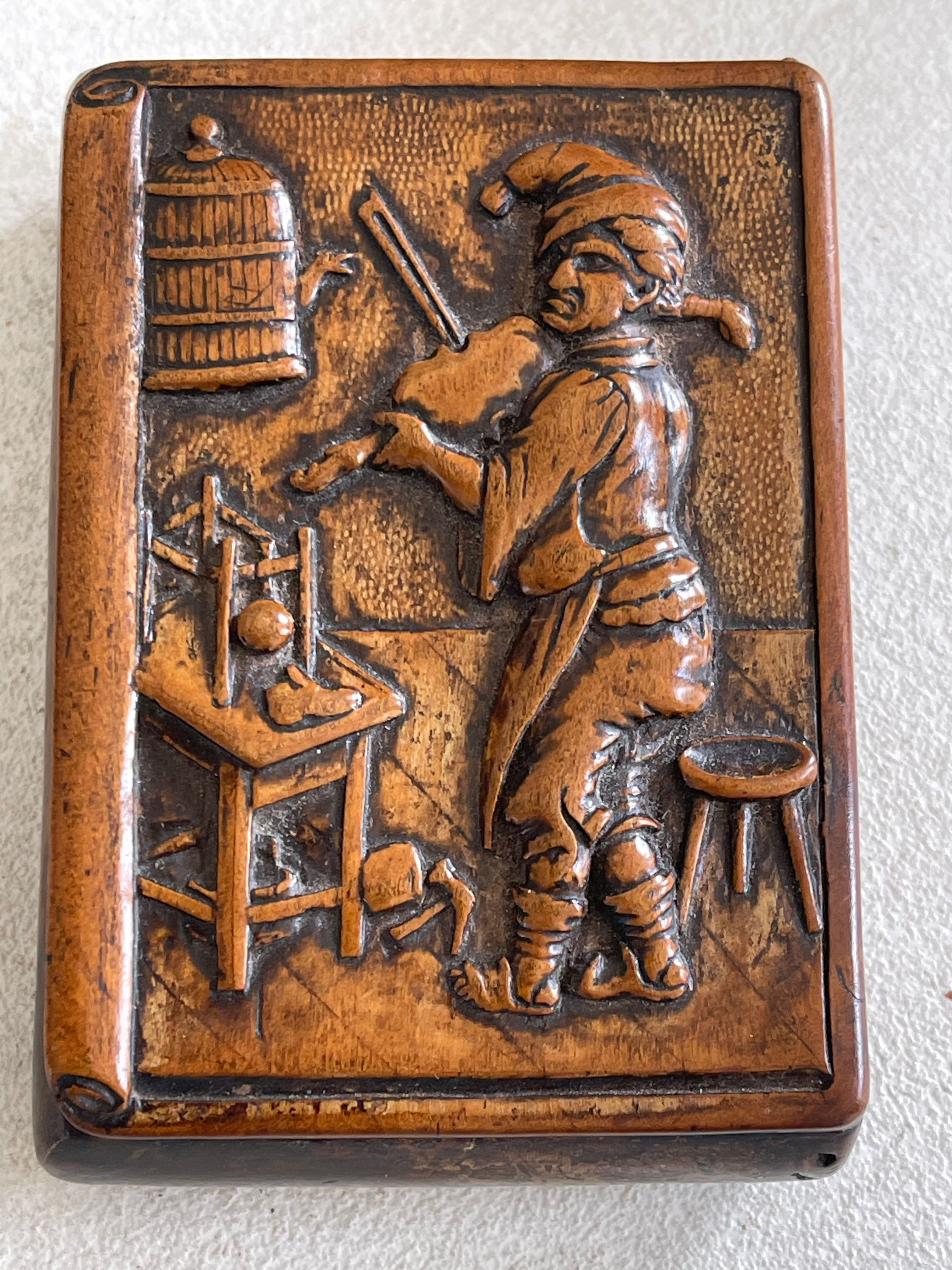 antique treen snuff box for sale opus antiques