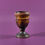 Thumbnail: Antique Laburnum Wood Duck Egg Cup - large size