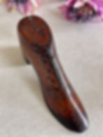 antique treen snuff shoe for sale opus antiques