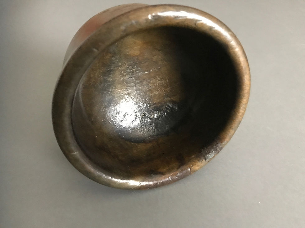 Thumbnail: Antique Treen Shop Counters Coin Bowl