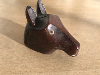 Take a closer look two antique horse snuff boxes