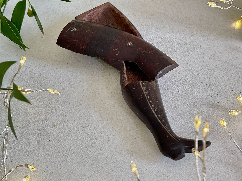 antique treen ladies leg snuff box for sale opus antiques