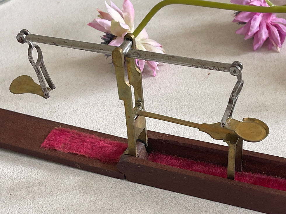Thumbnail: an antique treen coin scales for sale opus antiques