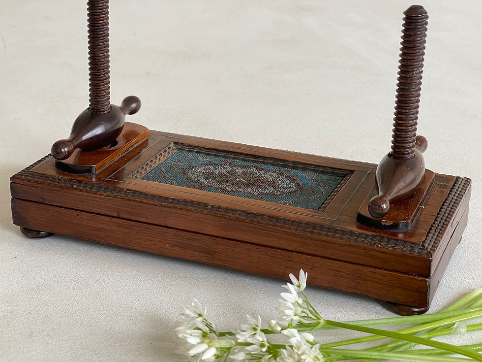 Thumbnail: antique rosewood card or flower press for sale opus antiques uk
