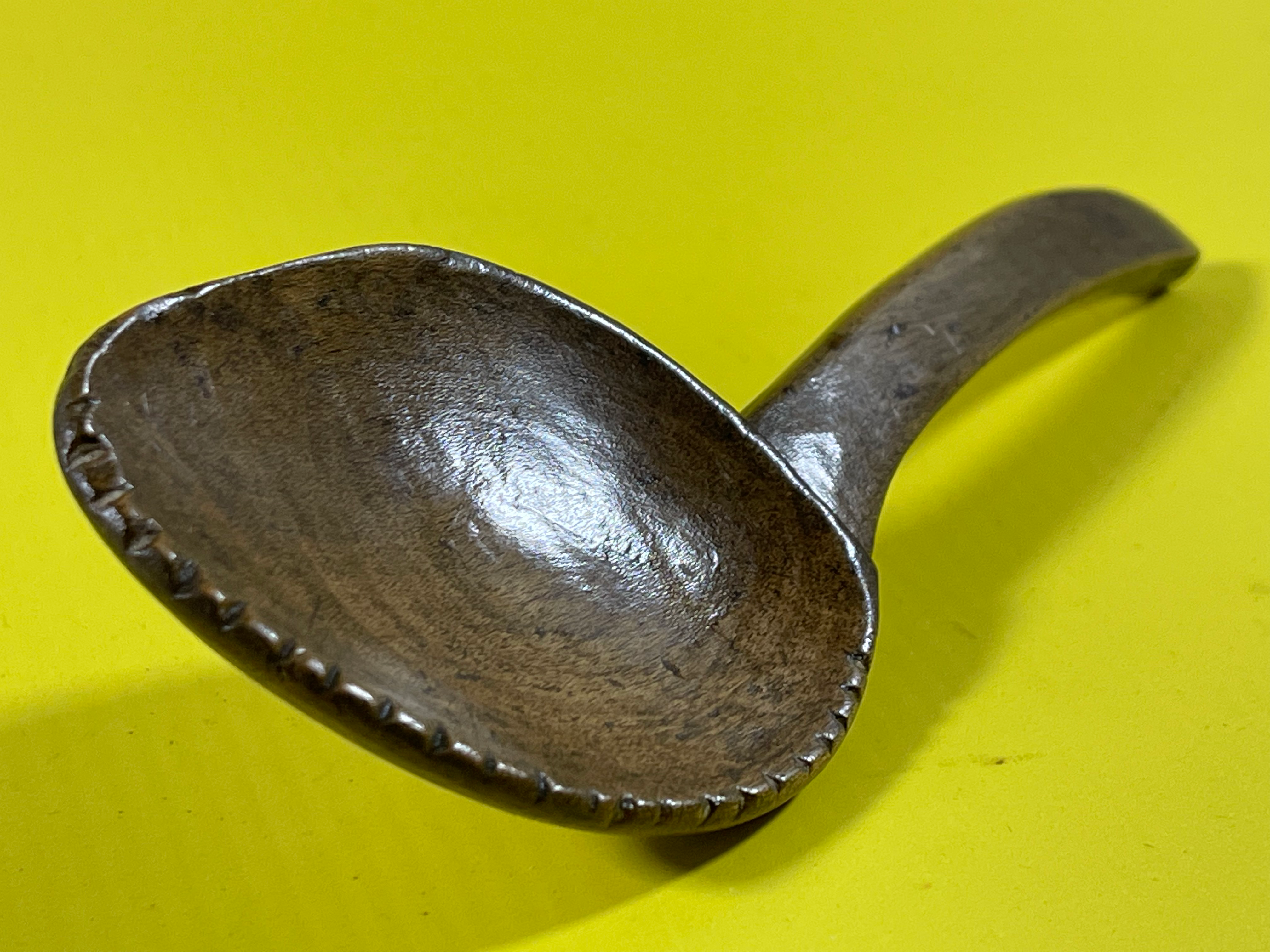 Antique treen welsh butter spoon for sale opus antiques uk