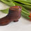 Thumbnail: antique treen snuff shoe box for sale opus antiques
