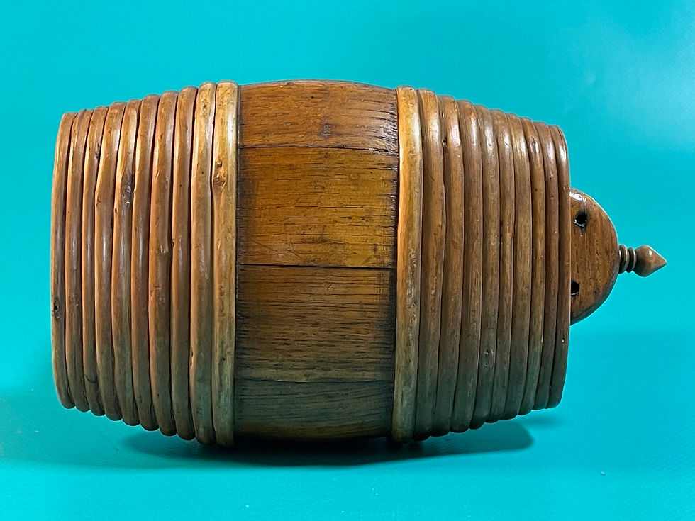 Thumbnail: Antique Treen Spirit Flask