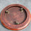 Thumbnail: A large early 19th century mahogany wine coaster with brass casters