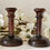 Thumbnail: antique treen taper candlesticks for sale opus antiques uk
