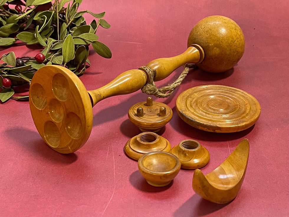 Thumbnail: antique treen bilboquet for sale opus antiques