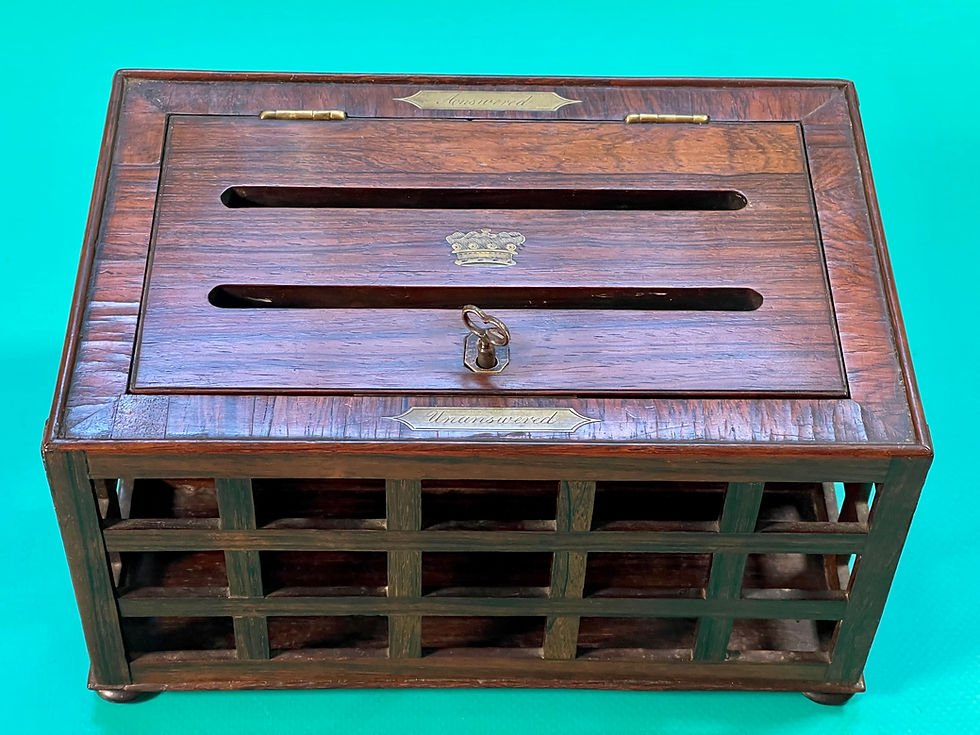 an antique rosewood stationery letter box for sale opus antiques