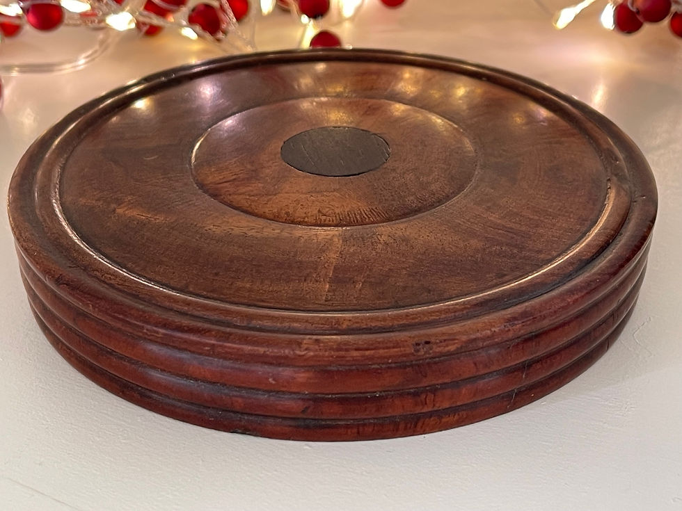 Thumbnail: antique treen wine coaster for sale opus antiques uk
