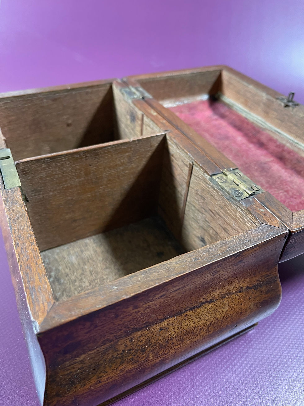 Thumbnail: A Georgian Tea Chest - bombe shaped