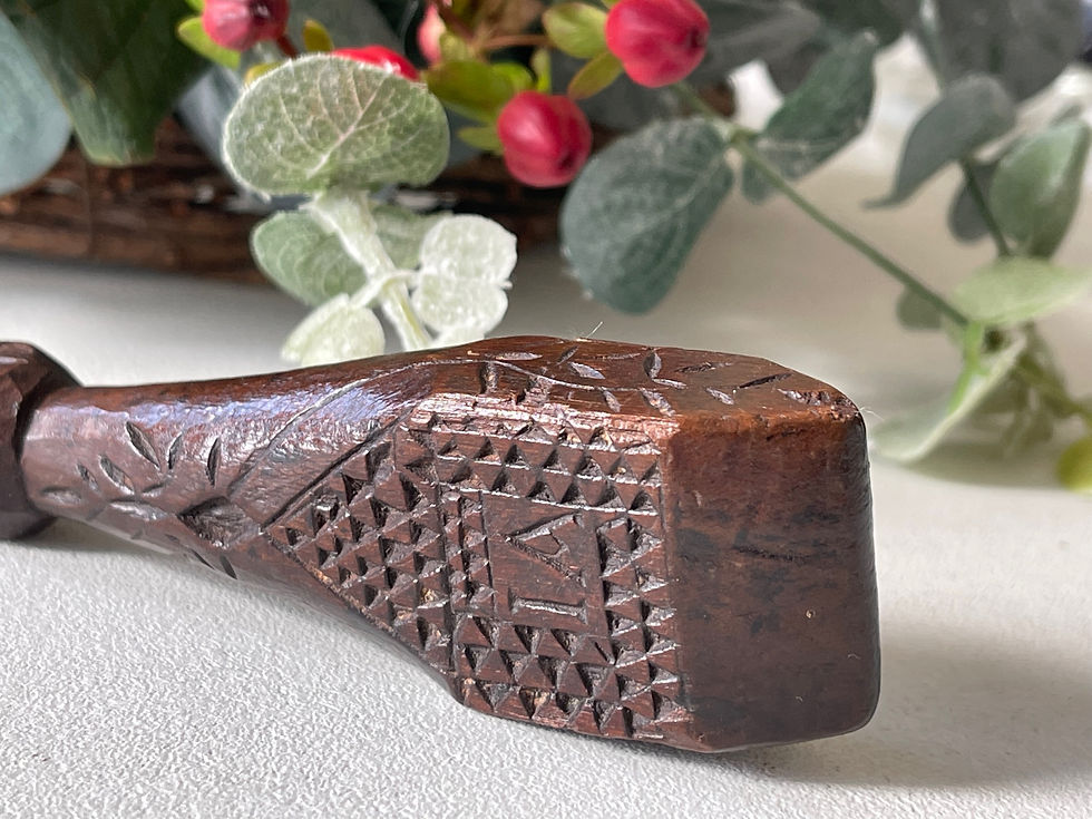 Thumbnail: antique treen sailors rubber for sale opus antiques uk