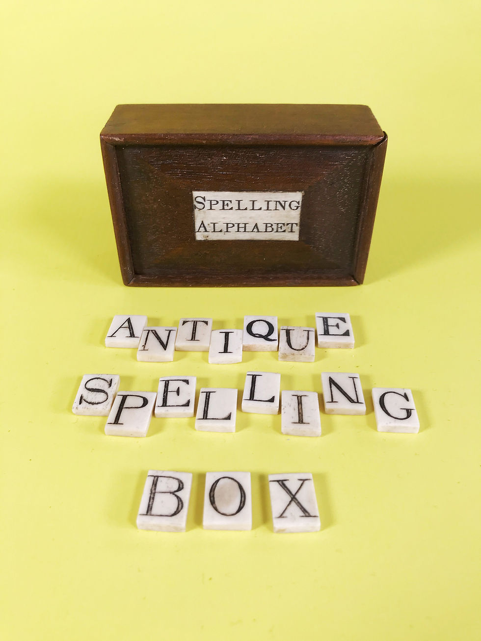 Thumbnail: Antique Spelling & Alphabet Box