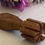 Thumbnail: An Unusual Antique Treen Straw Splitter - heart decoration