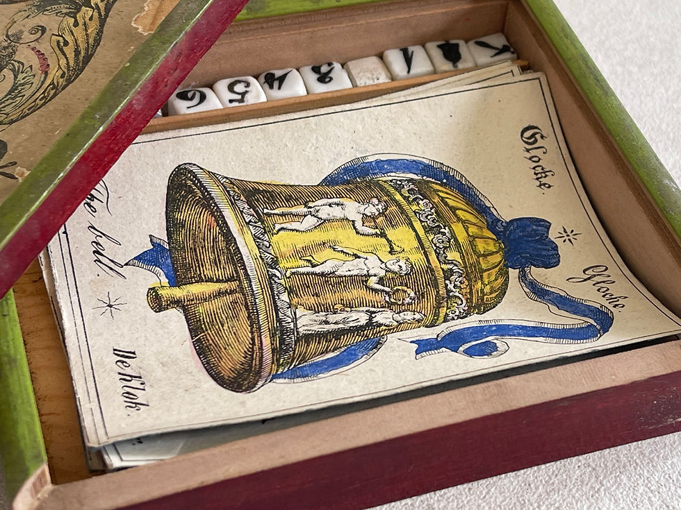 Thumbnail: antique game bell and hammer for sale opus antiques