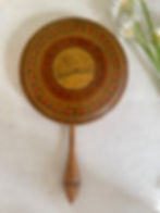 antique treen mirror for sale opus antiques
