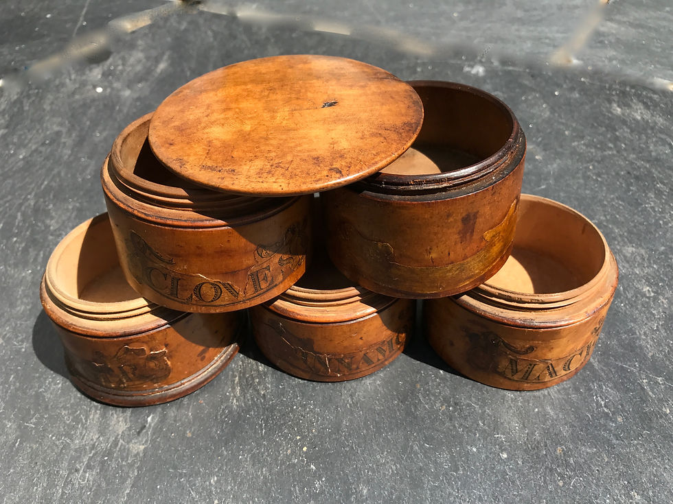 Thumbnail: Antique Five Tier Spice Tower