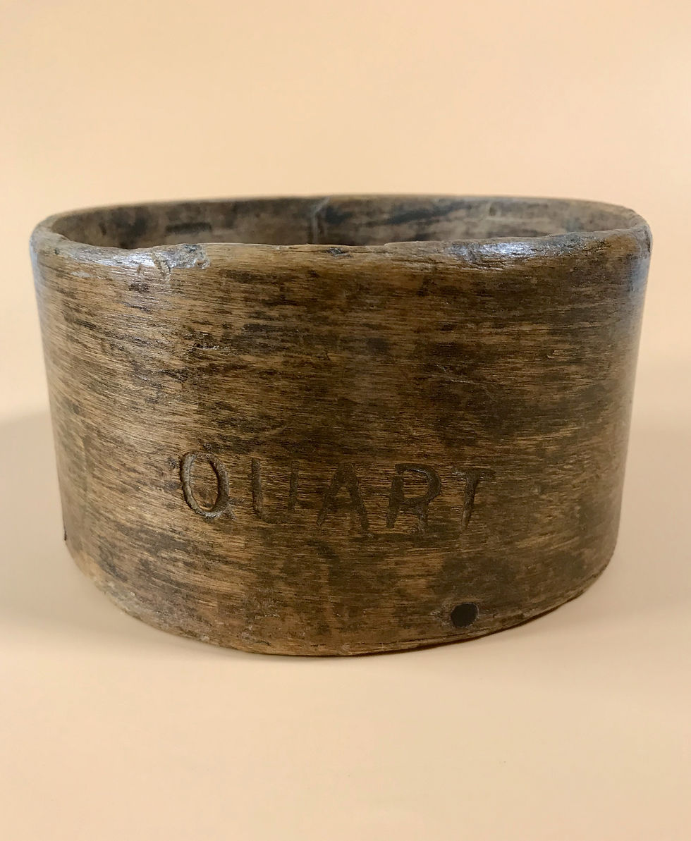 Thumbnail: Antique Treen Quart Measure