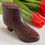 Thumbnail: antique treen snuff shoe box for sale opus antiques