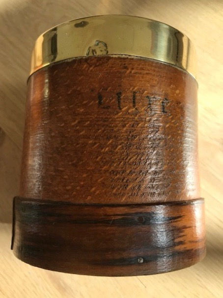 Thumbnail: A Pair of Antique Treen Measures