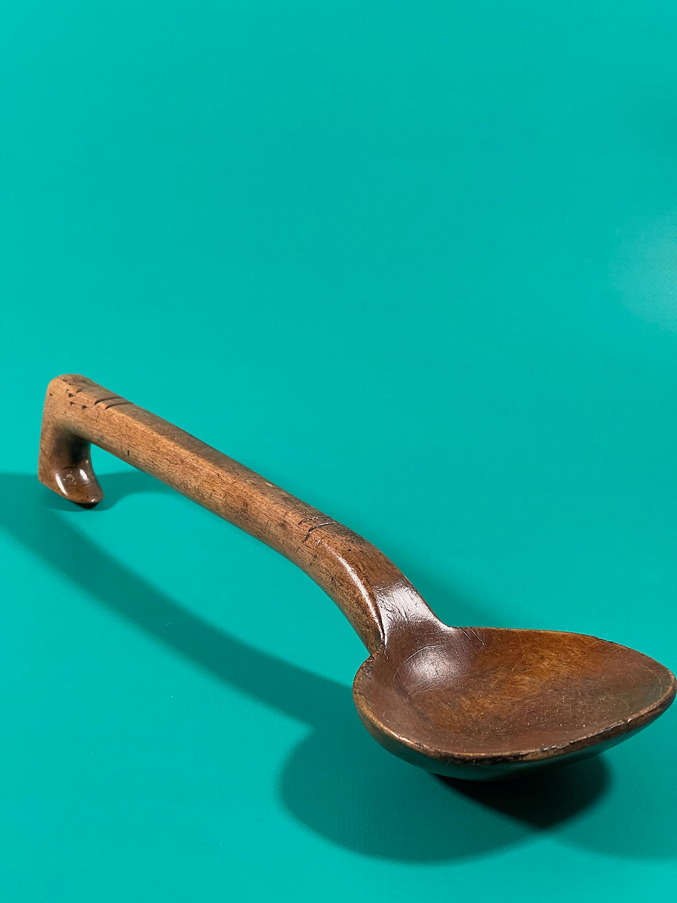 Thumbnail: antique treen cawl ladle for sale opus antiques uk