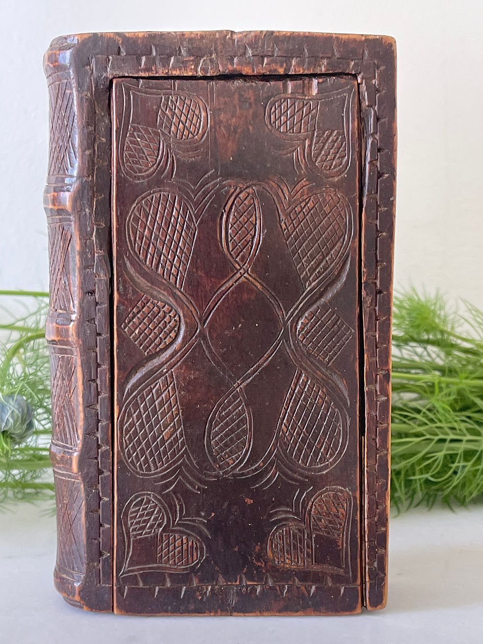 Thumbnail: Antique treen book box for sale opus antiques