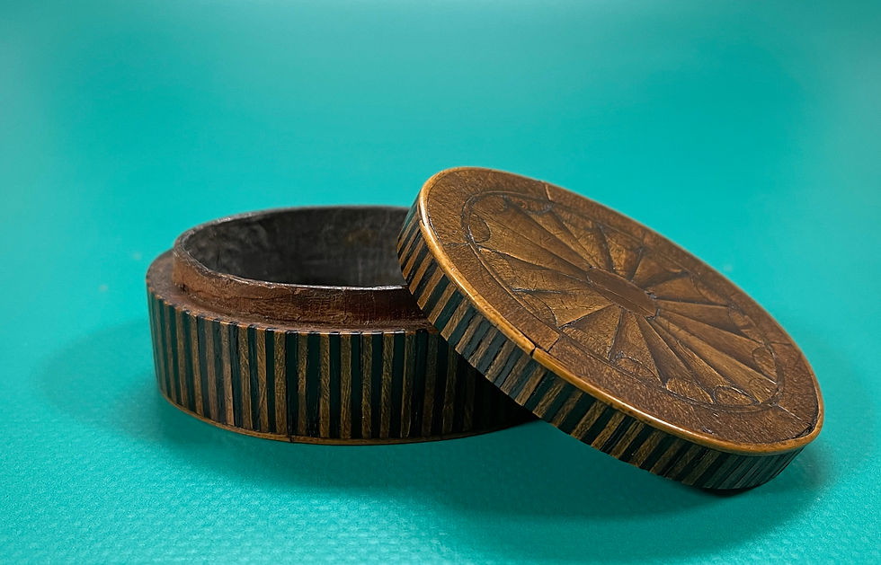 Thumbnail: antique  treen snuff box for sale opus antiques uk