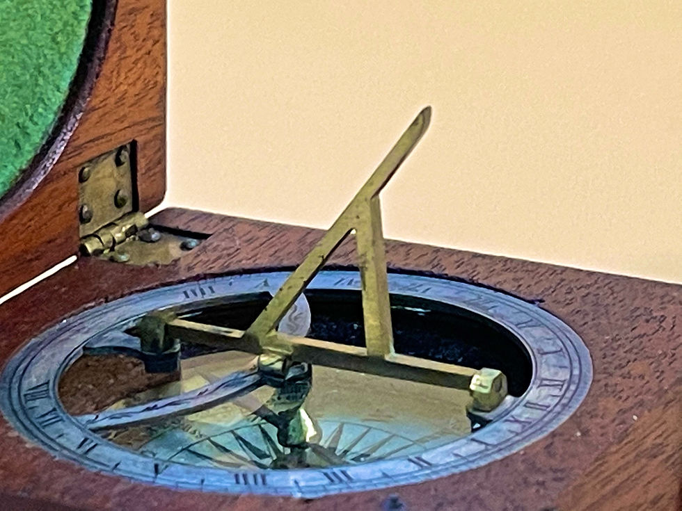 Thumbnail: A Georgian Compass and Sun Dial
