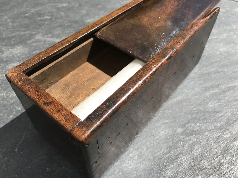 Thumbnail: An Unusual Double Sided Candle  and Spill Box