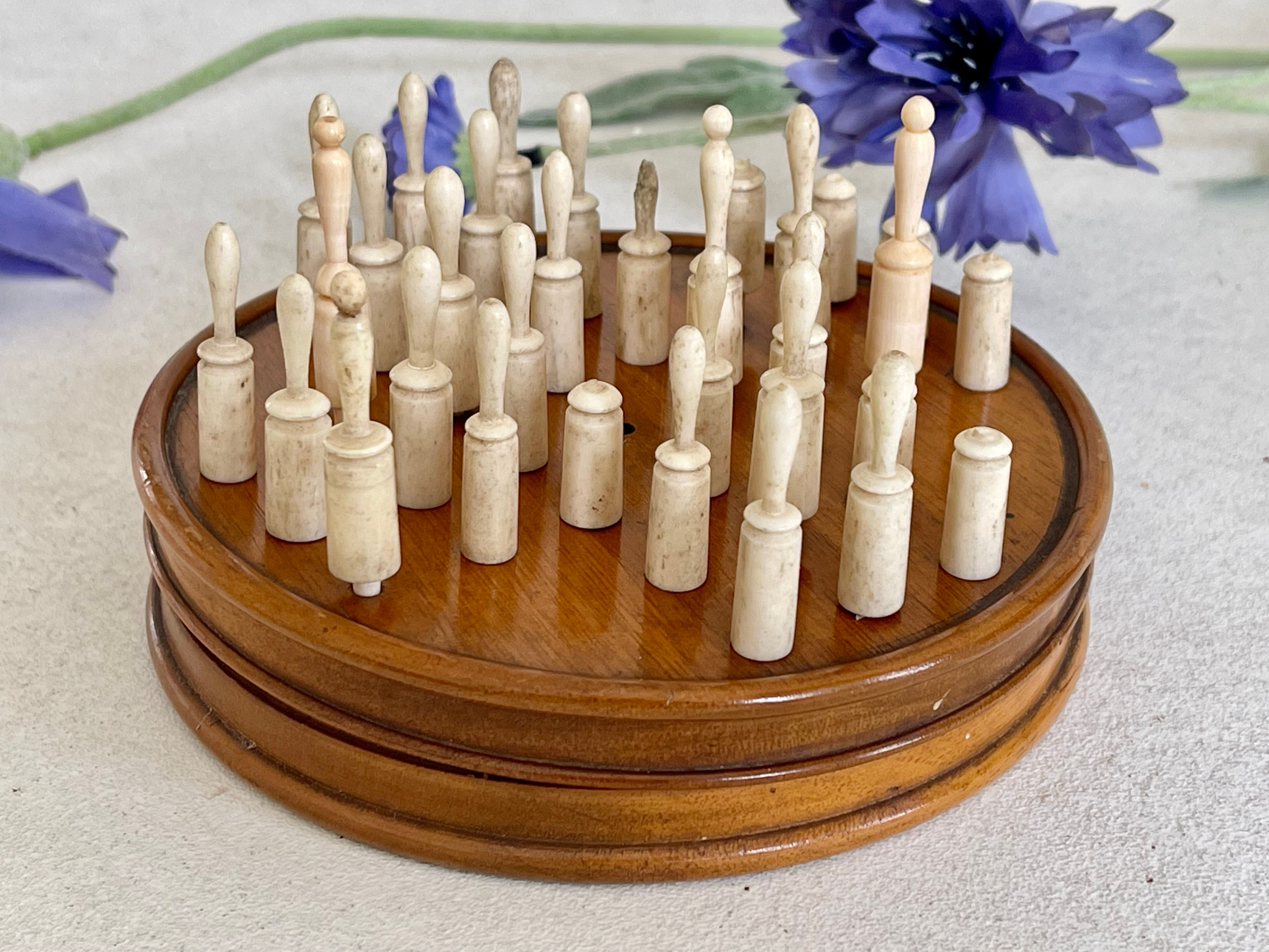 antique treen solitaire for sale opus antiques