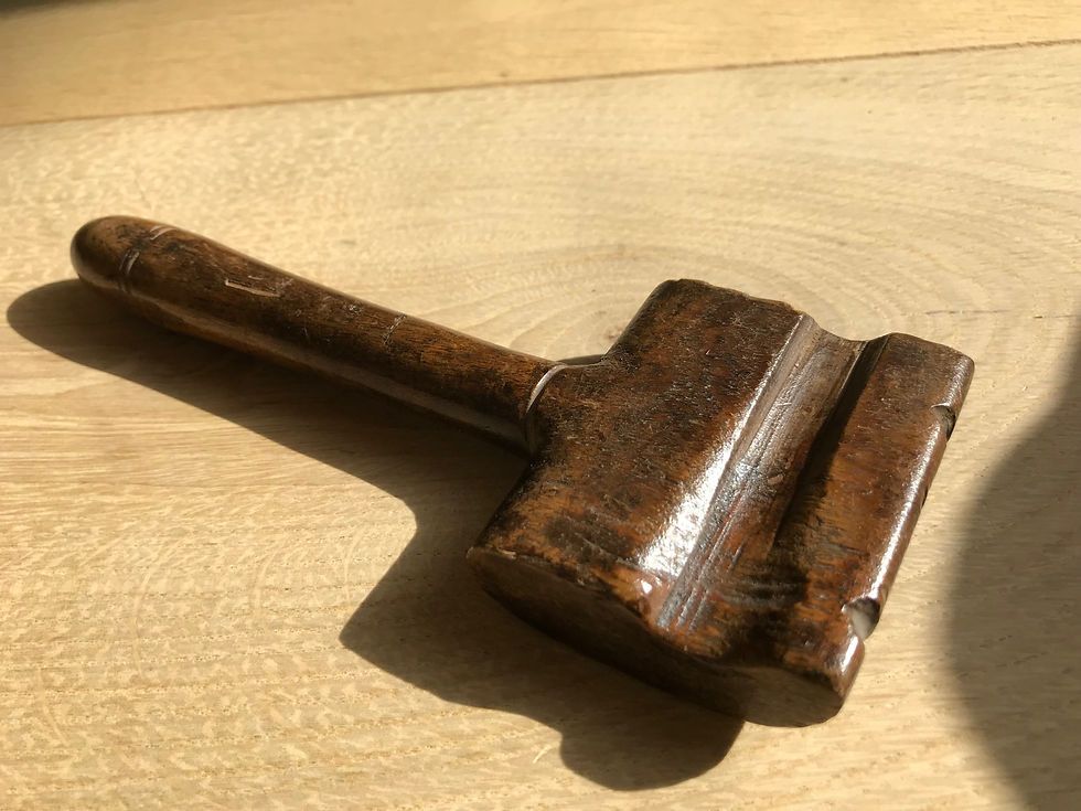 Thumbnail: Antique Treen Rigger's Serving Mallet