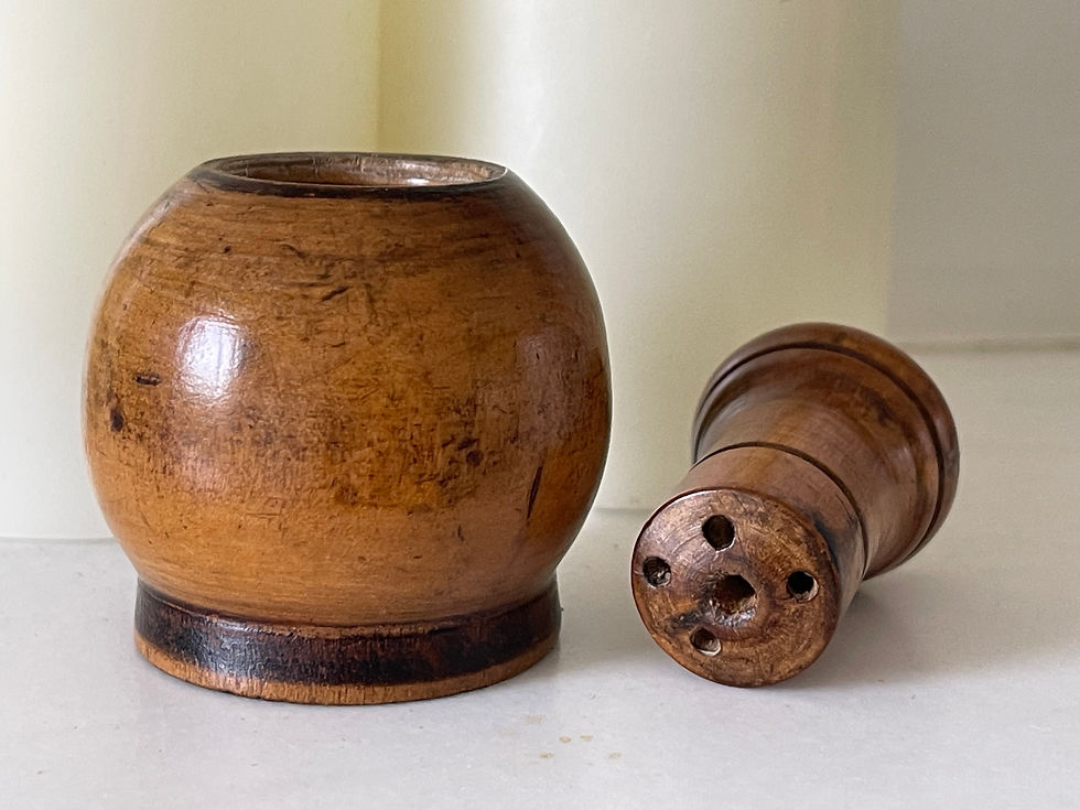 antique treen spice shaker for sale opus antiques