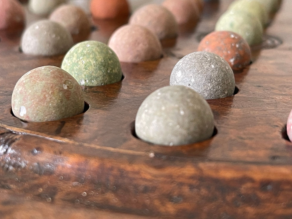 Thumbnail: antique yew wood solitaire board for sale opus antiques uk