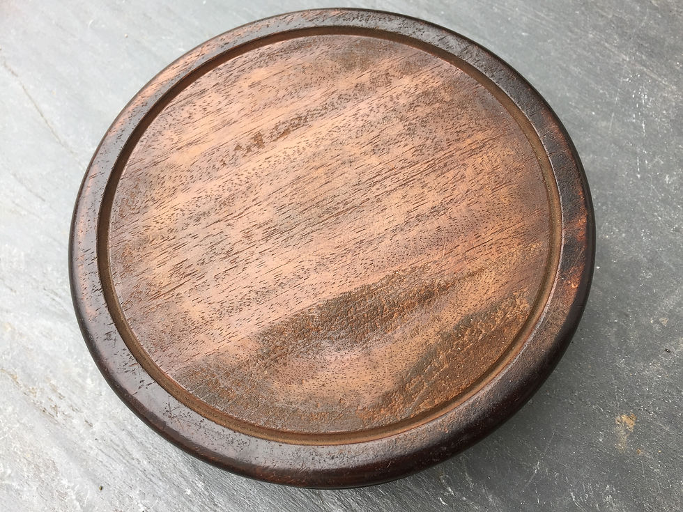 Thumbnail: Antique Mahogany Wine Coaster