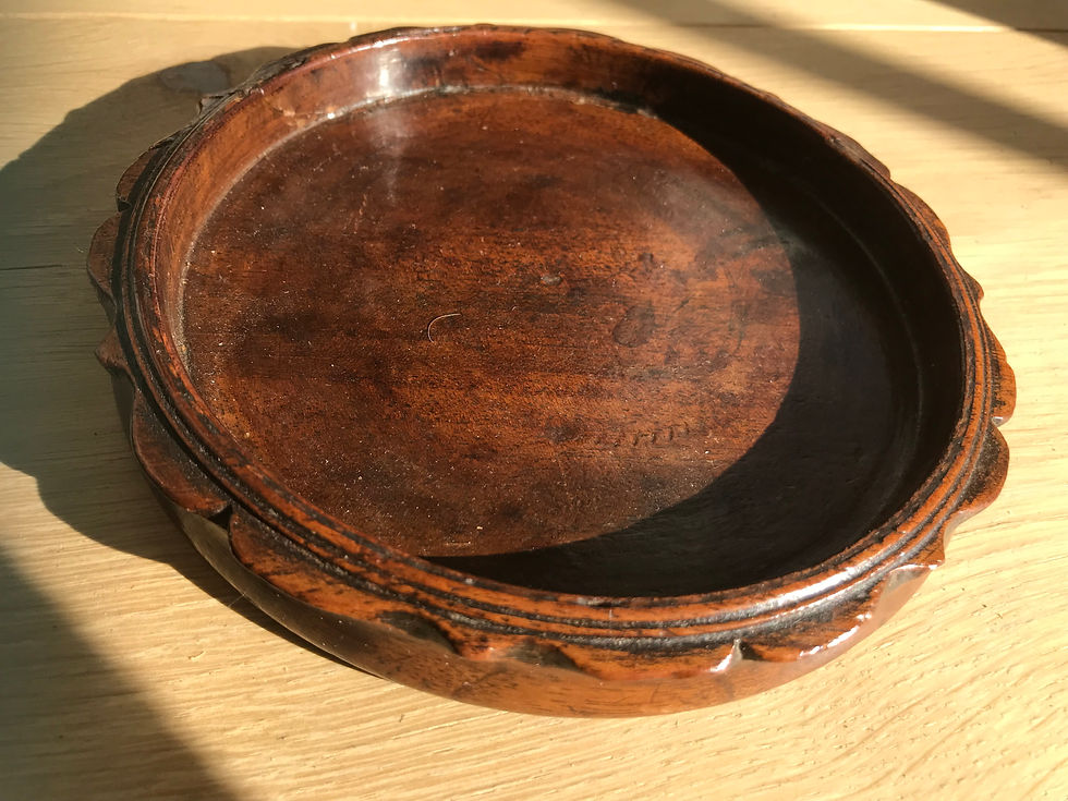 Thumbnail: Antique Mahogany Wine Coasterr
