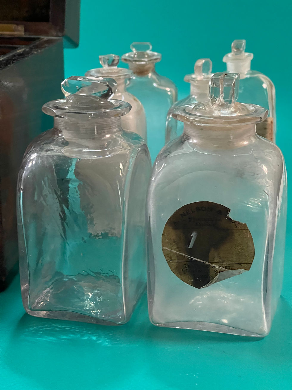 Thumbnail: A  Small Antique Apothecary Box