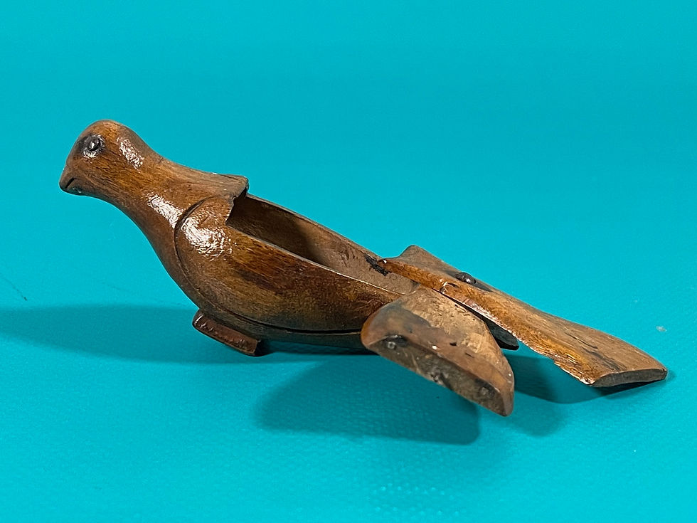 Thumbnail: antique treen snuff box of a bird for sale opus antiques uk