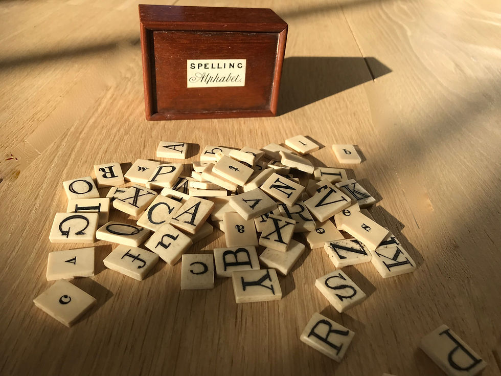 Thumbnail: Antique Spelling & Alphabet Set