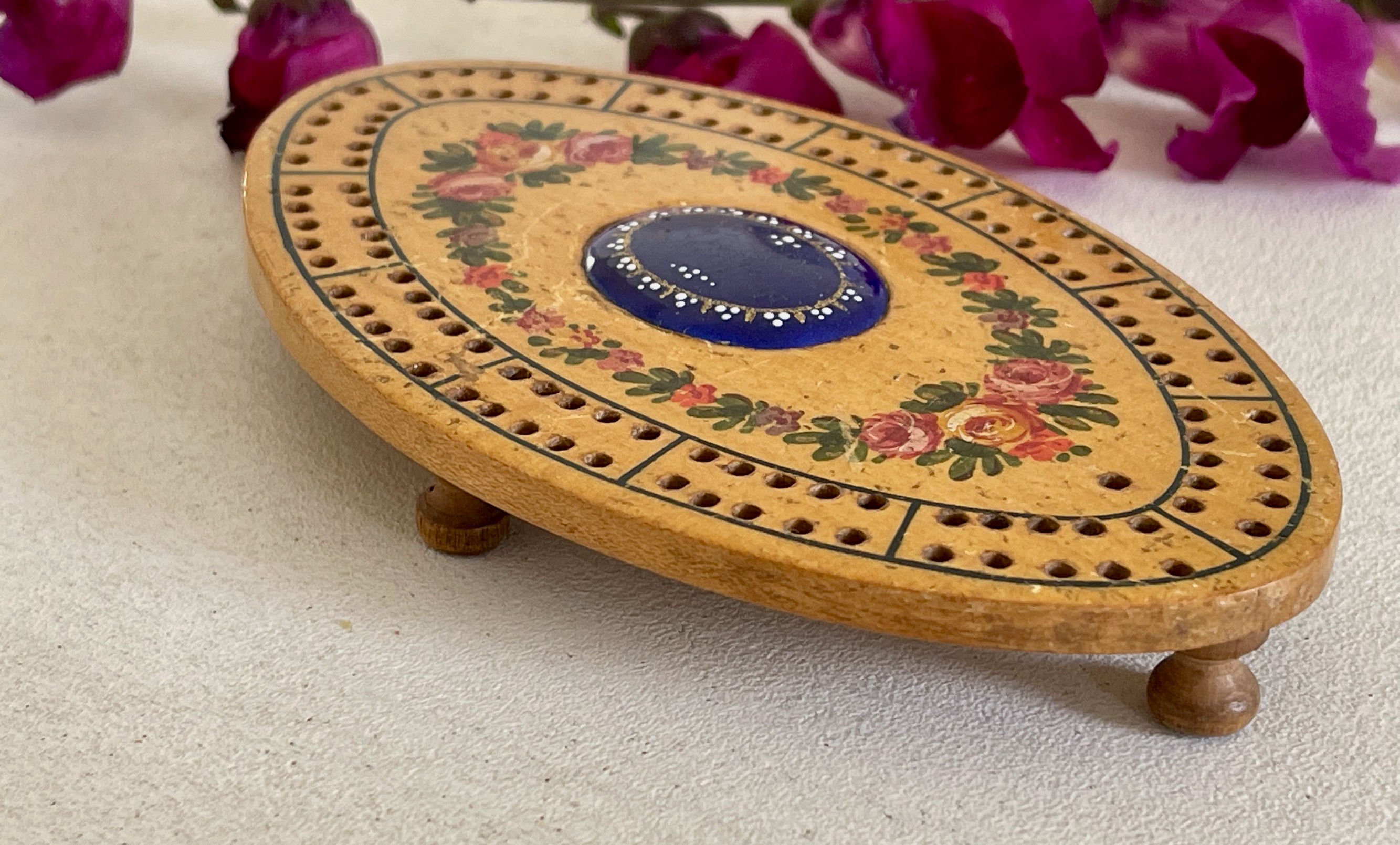 antique treen cribbage board for sale opus antiques.