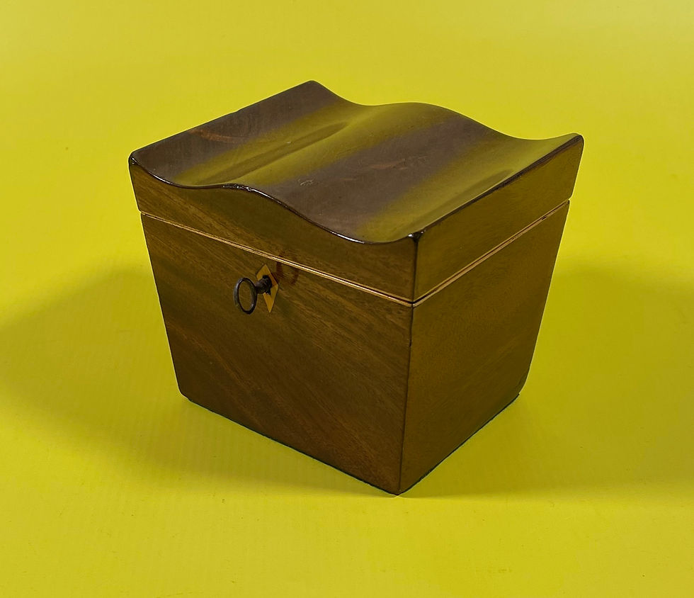 antique treen tea caddy for sale opus antiques uk