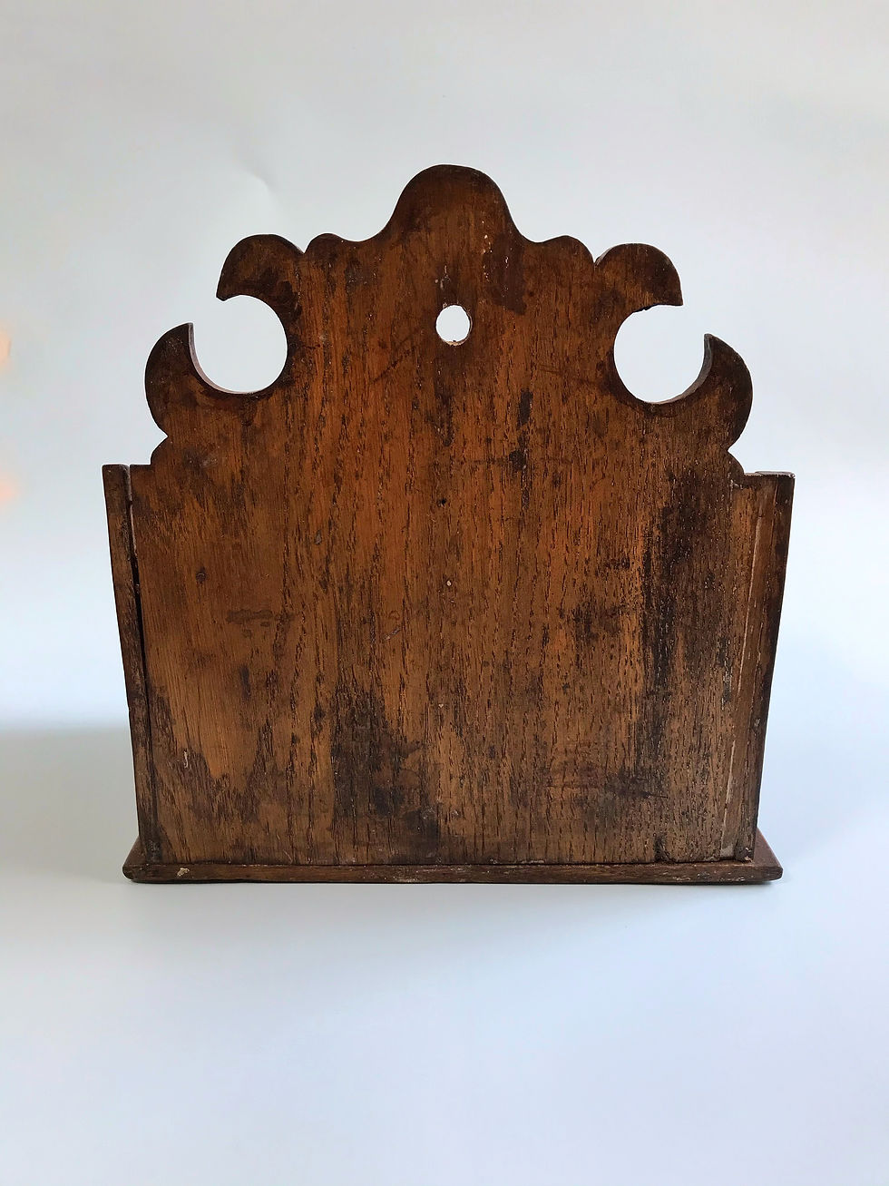 Thumbnail: Antique Oak Wall Hanging Box
