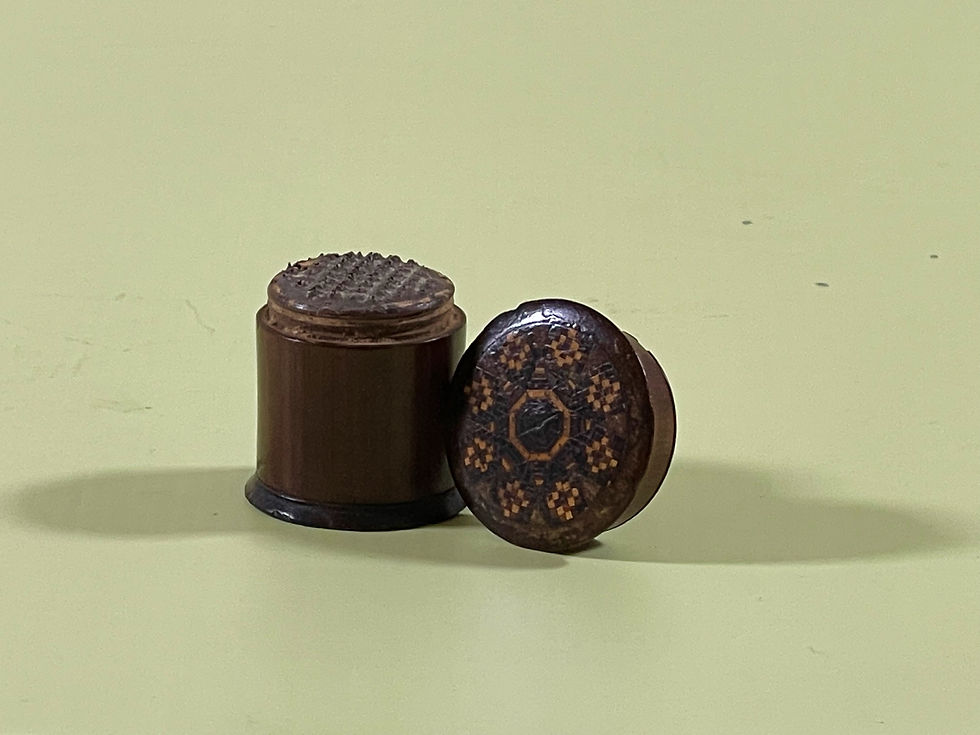Thumbnail: Antique Tunbridge Ware Nutmeg Grater